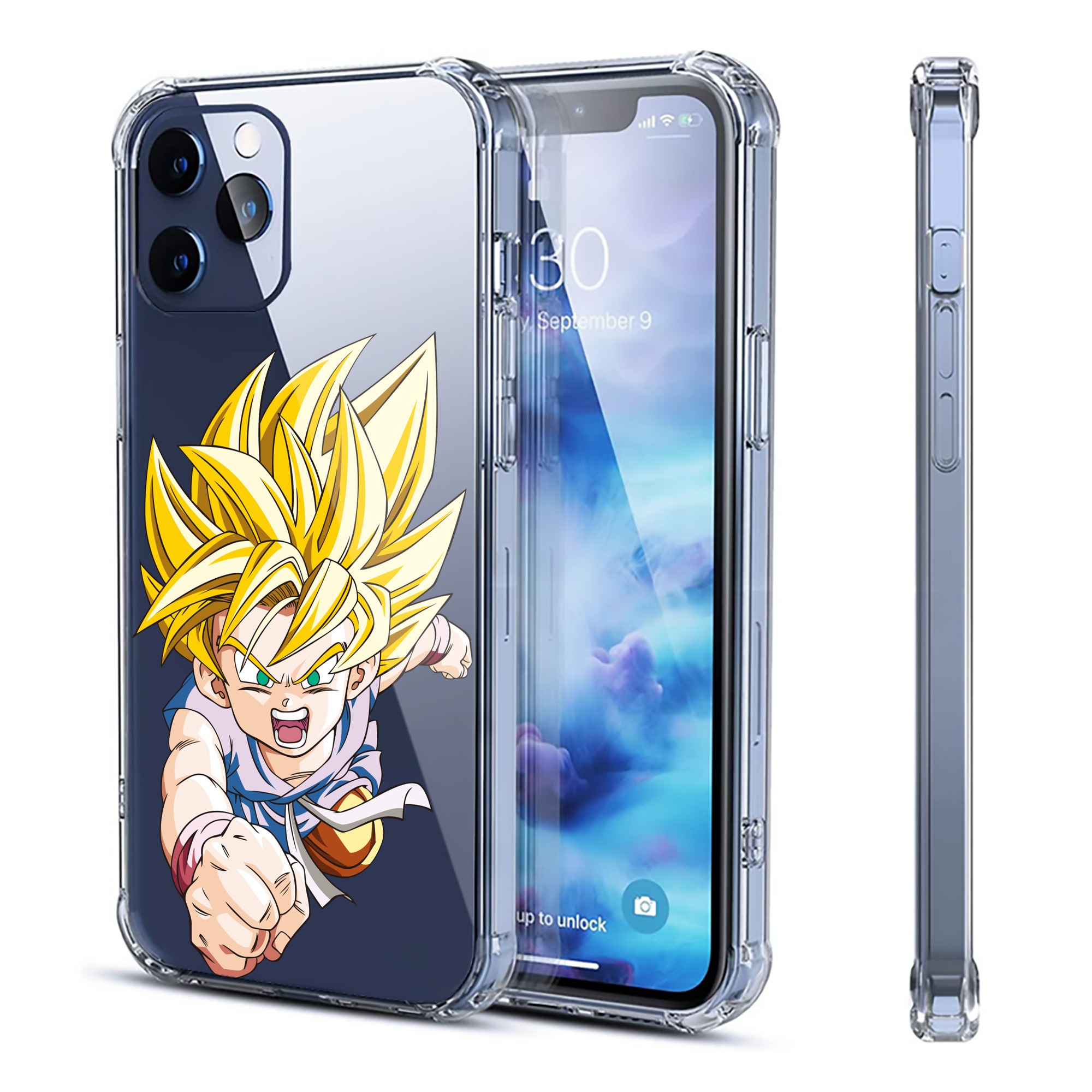（画像用） ドラゴンボール ベジット DRAGON BALL Vegetto 【iPhone 12シリーズ対応】透明スマホケース（クリアソフトケース）